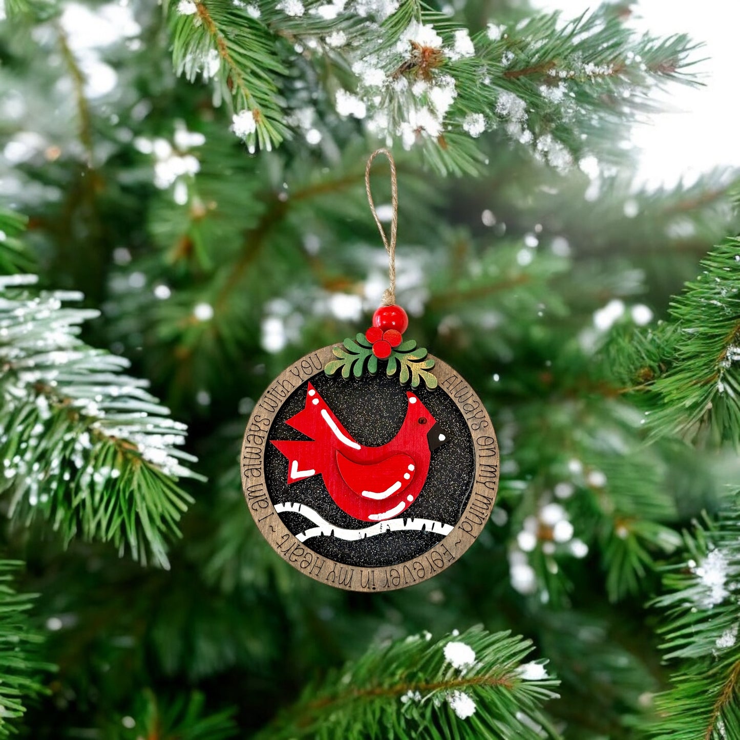 Cardinal Ornament  (Always on my Mind)