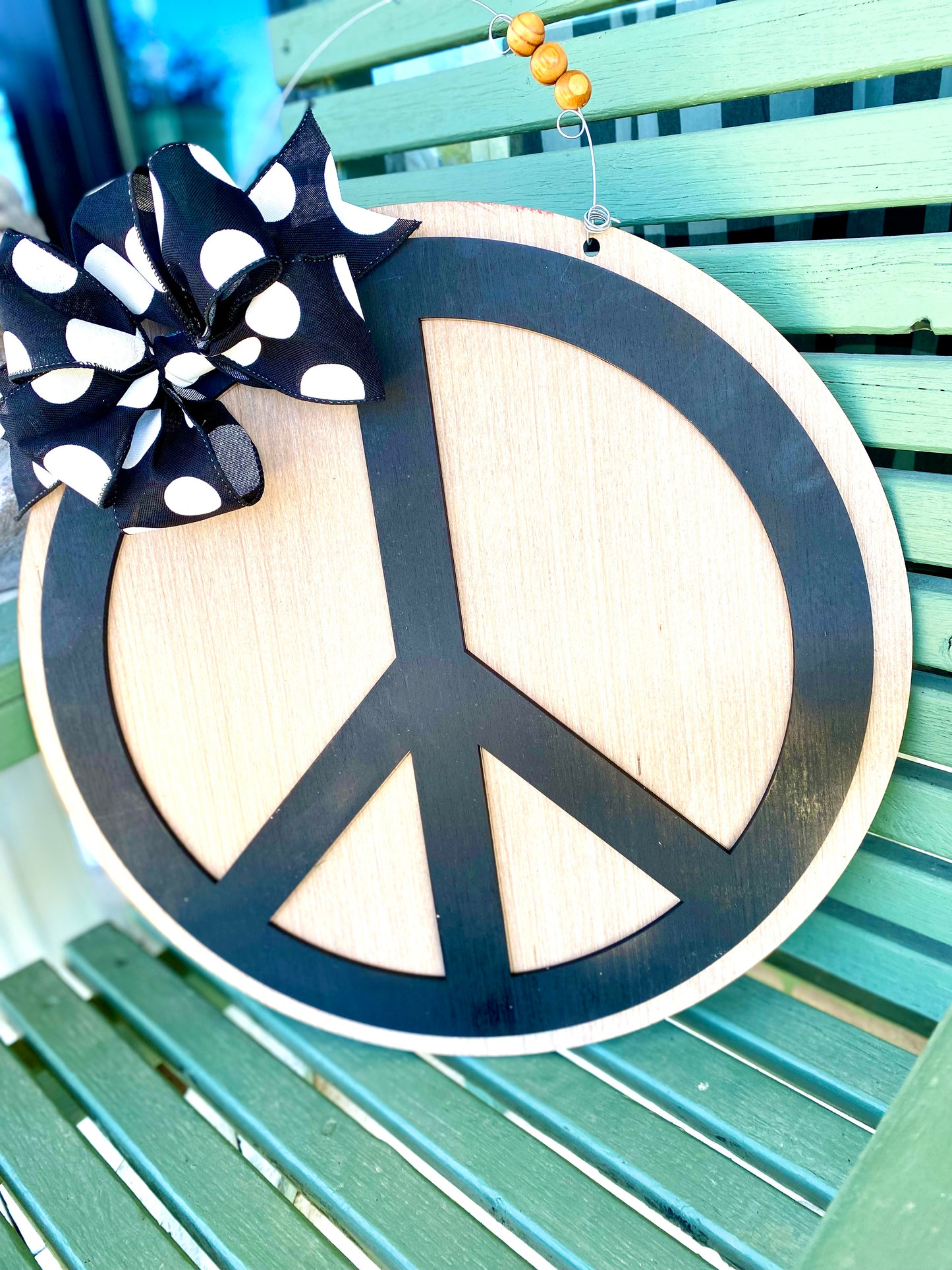 Peace Sign Door Hanger