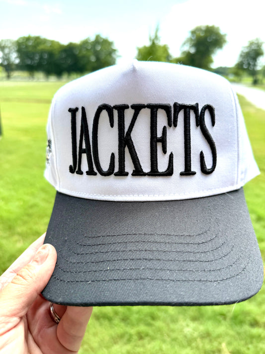 Jacket Puff Embroidered Cap