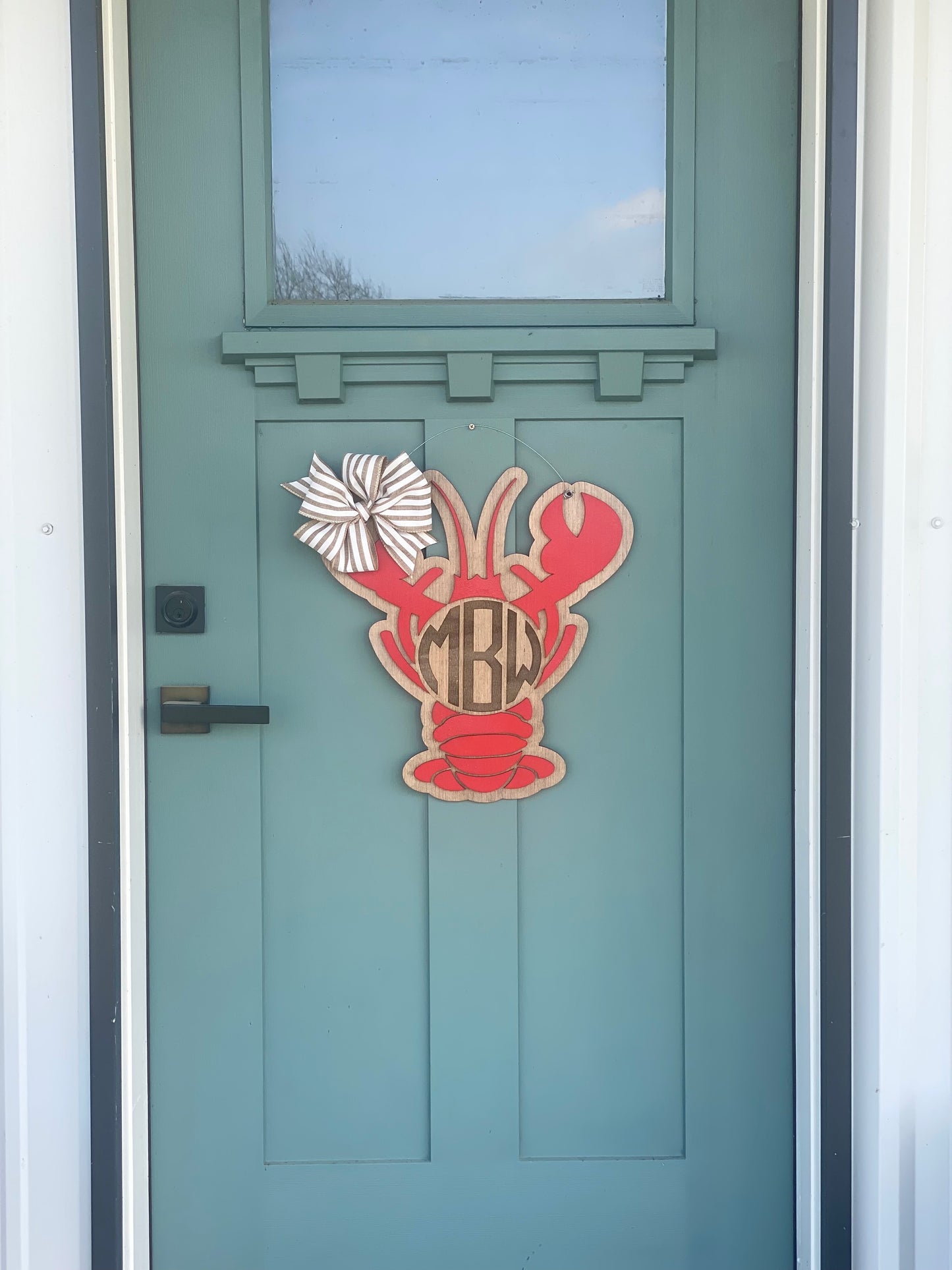 Crawfish Personalized Door Hanger